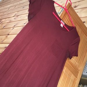 Maroon dress